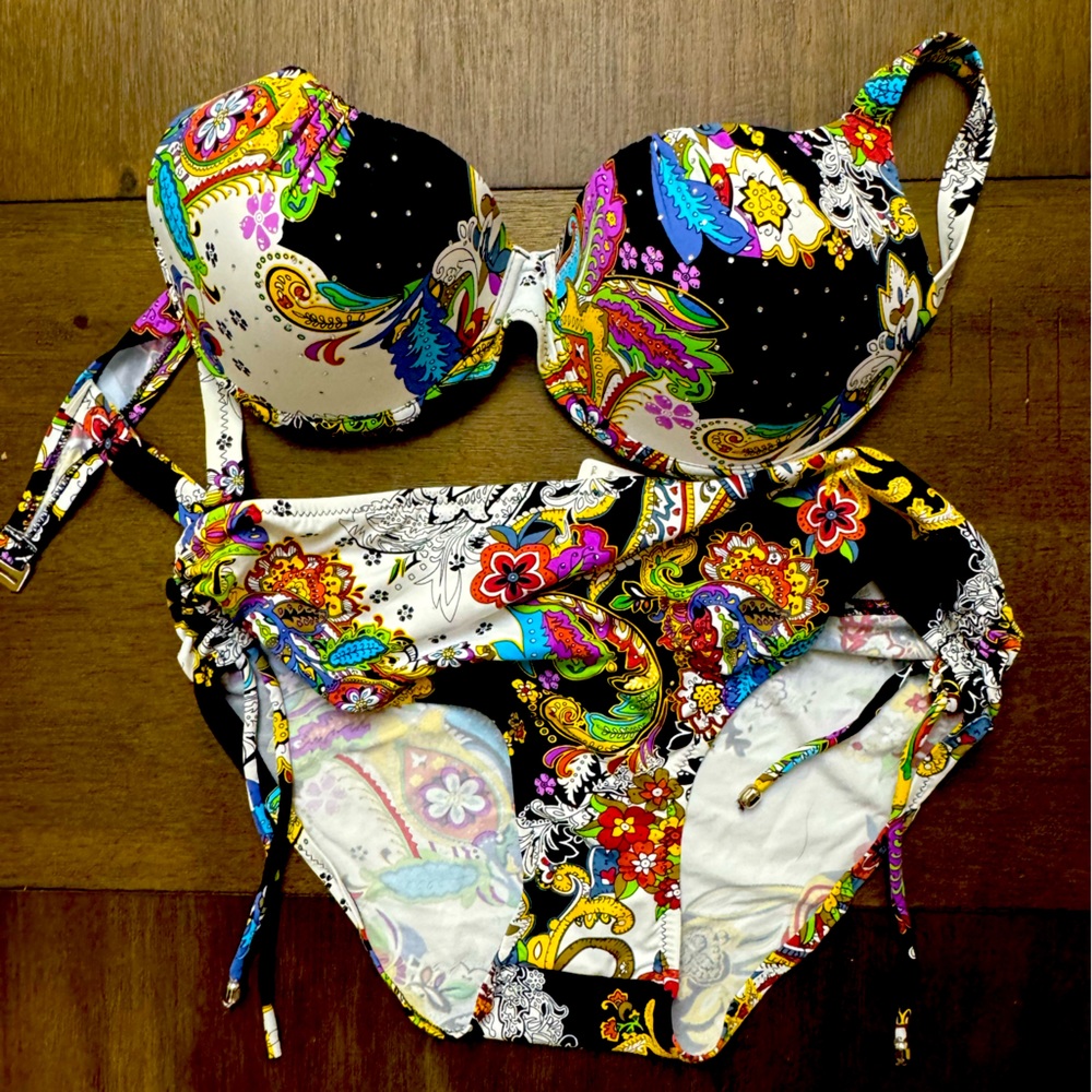 Rhinestone Embellished Bikini